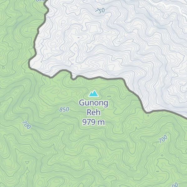Map of Gunong Reh