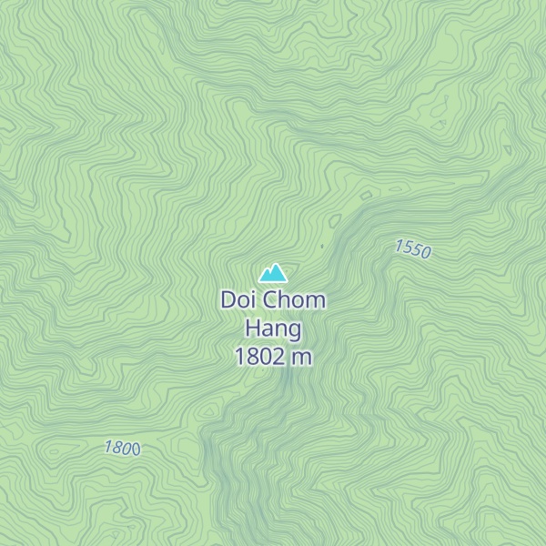 Map of Doi Chom Hang