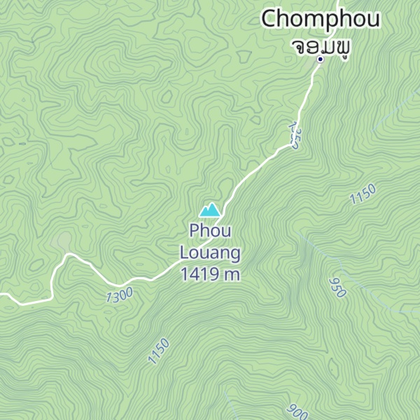 Map of Phou Louang