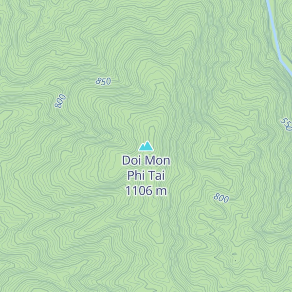 Map of Doi Mon Phi Tai