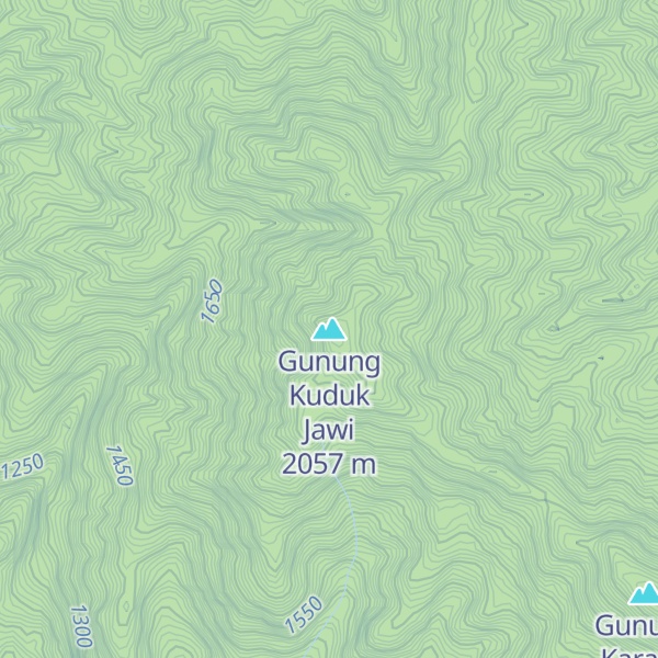 Map of Gunung Kuduk Jawi