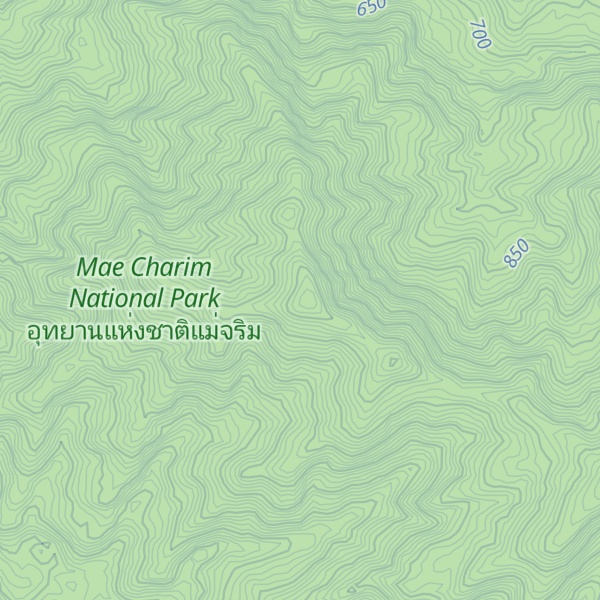 Map of Doi Nam Phang