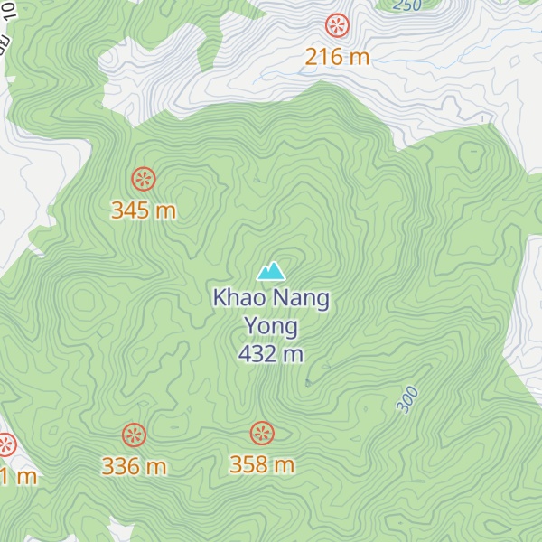 Map of Khao Nang Yong