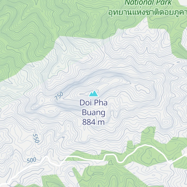Map of Doi Pha Buang