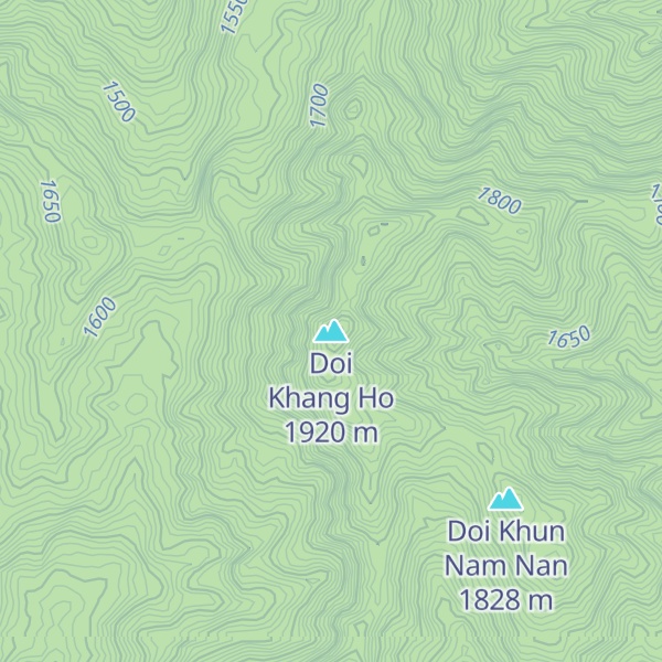 Map of Doi Khang Ho