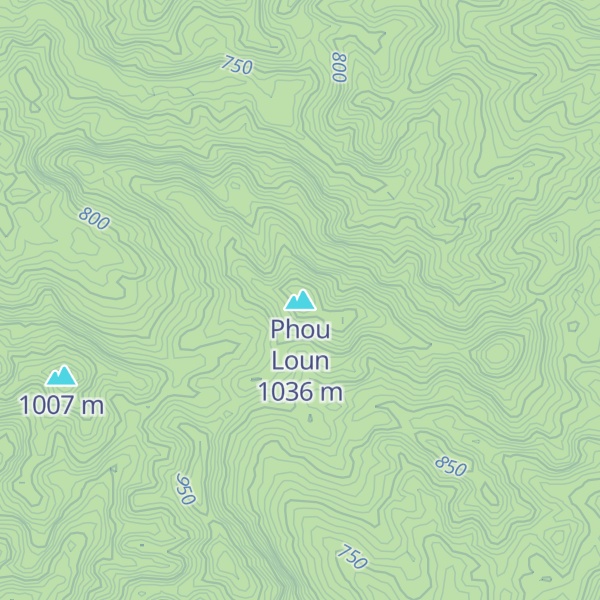 Map of Phou Loun