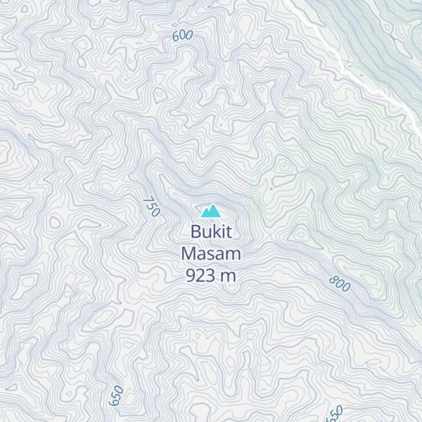 Map of Bukit Masam