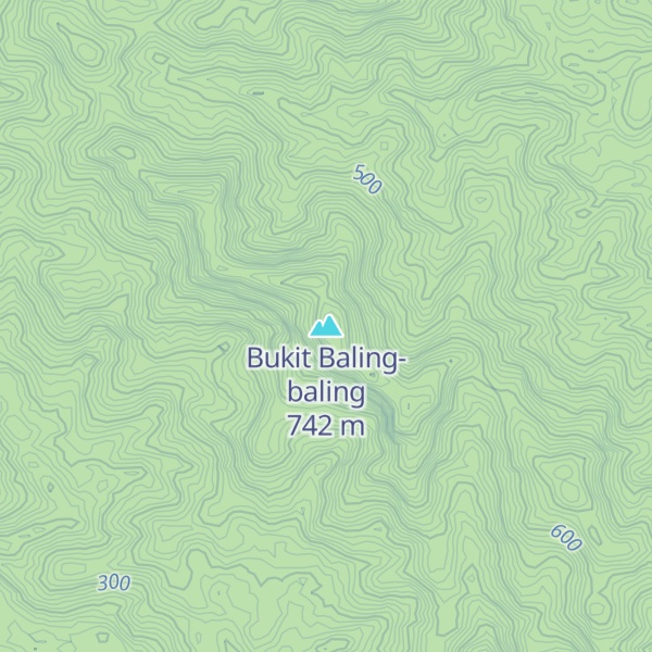 Map of Bukit Baling-baling