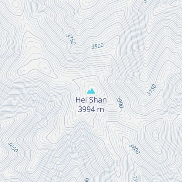 Map of Hei Shan
