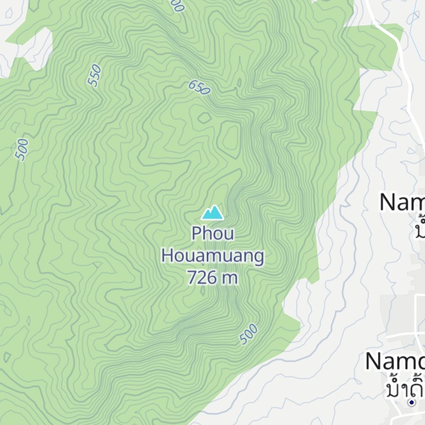 Map of Phou Houamuang