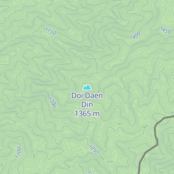 Map of Doi Daen Din