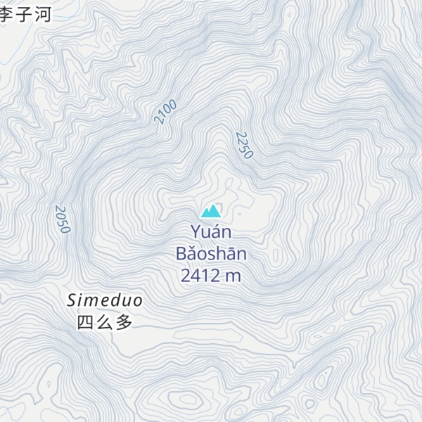 Map of Yuán Bǎoshān