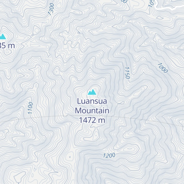 Map of Luansua Mountain