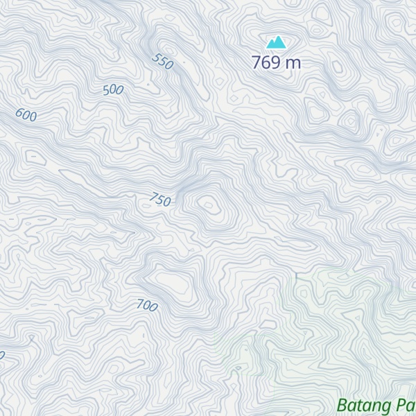 Map of Gunung Gadang