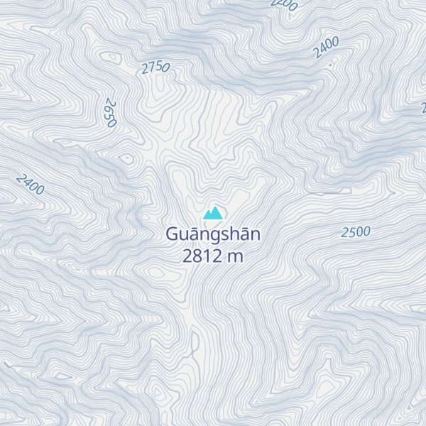 Map of Guāngshān