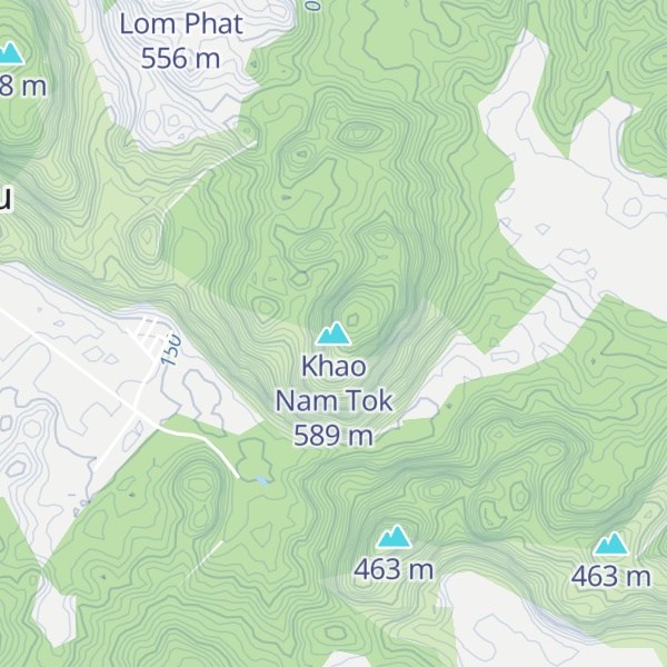 Map of Khao Nam Tok