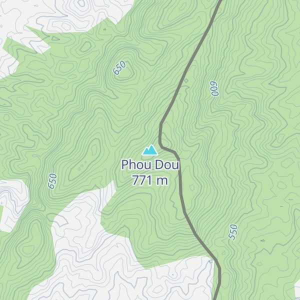 Map of Phou Dou