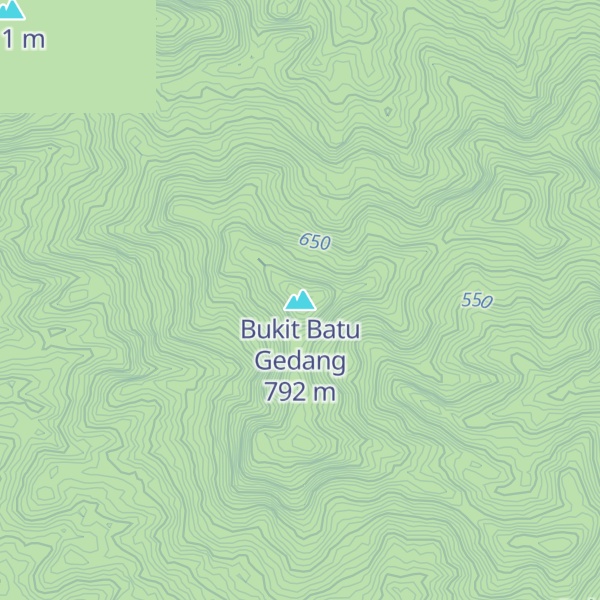 Map of Bukit Batu Gedang