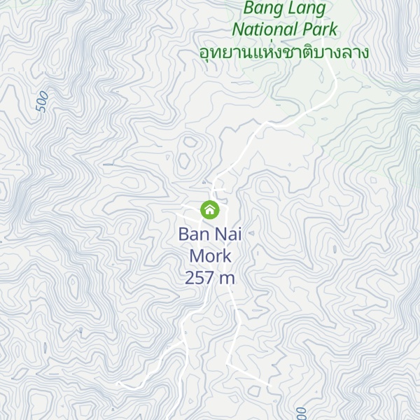 Map of Ban Nai Mork
