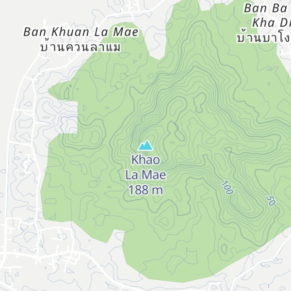 Map of Khao La Mae