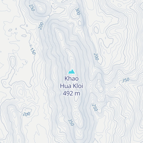 Map of Khao Hua Kloi