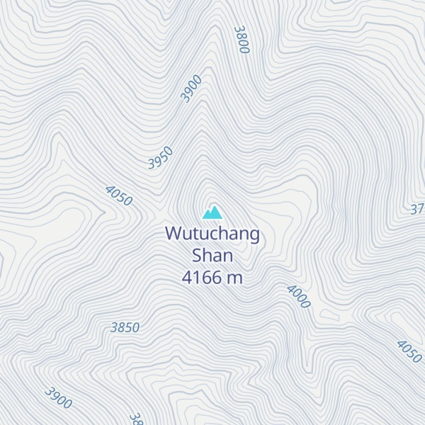 Map of Wutuchang Shan