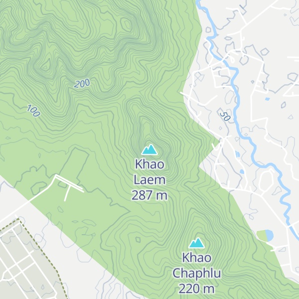 Map of Khao Laem