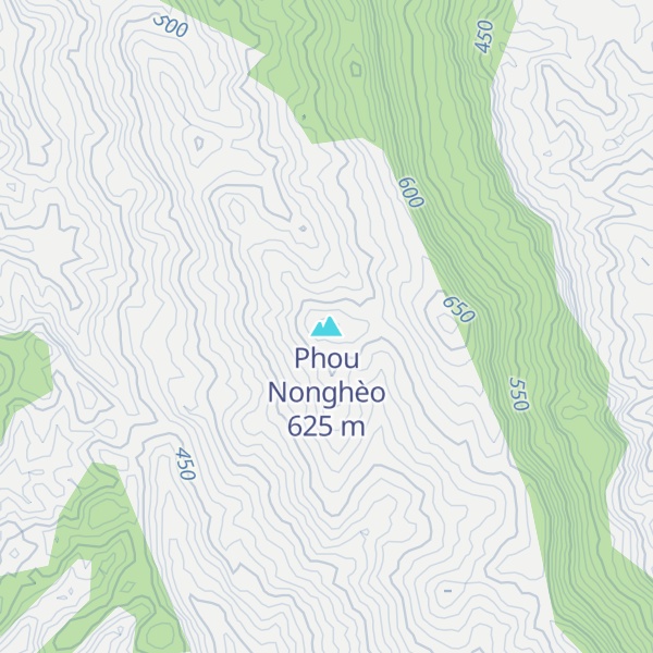Map of Phou Nonghèo