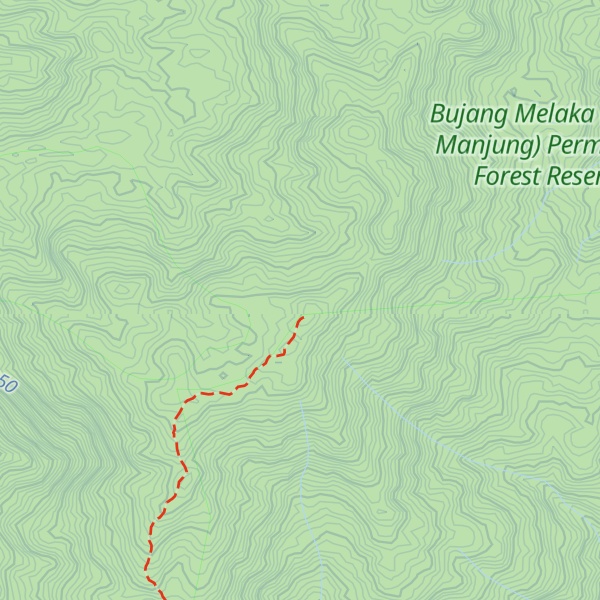 Map of Gunung Bujang Melaka