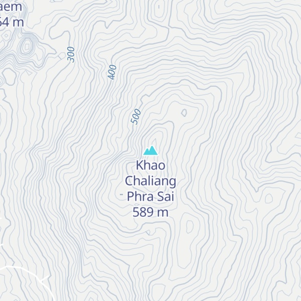 Map of Khao Chaliang Phra Sai