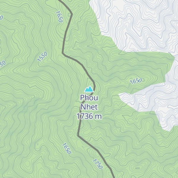 Map of Phou Nhet