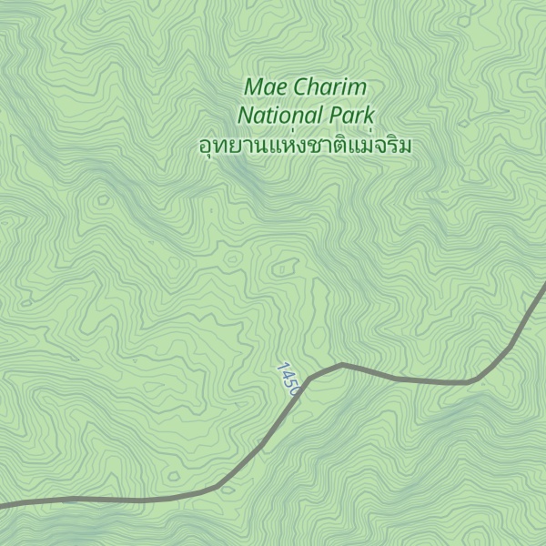 Map of Doi Khun Nam Pun