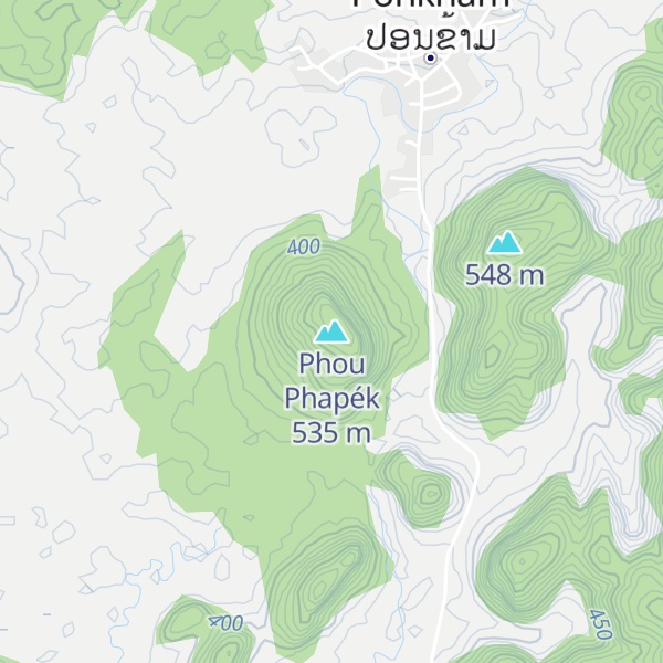 Map of Phou Phapék
