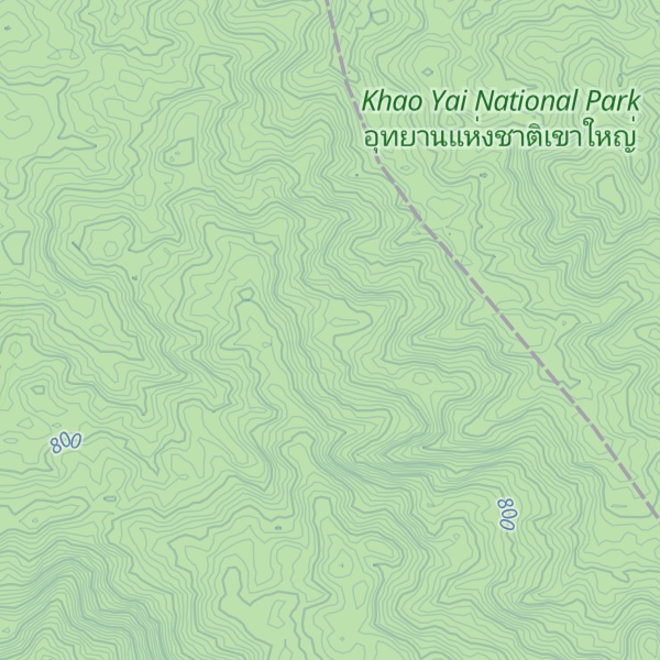 Map of Khao Khlong Phai