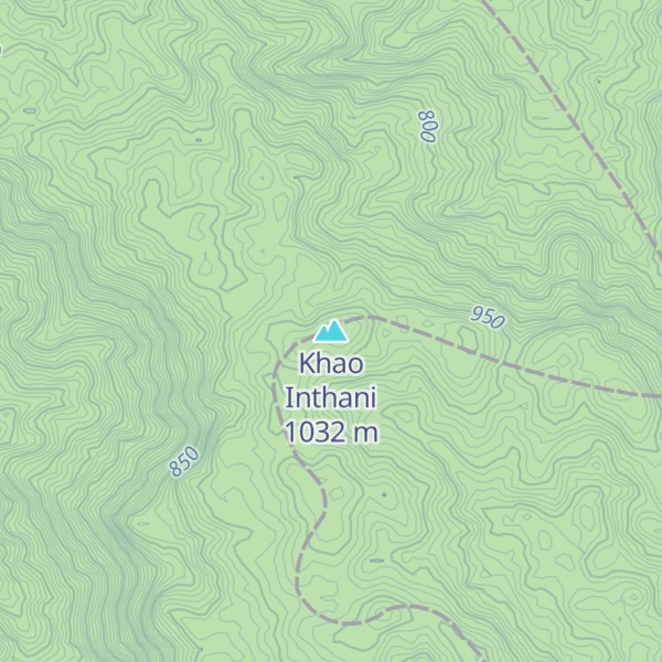 Map of Khao Inthani