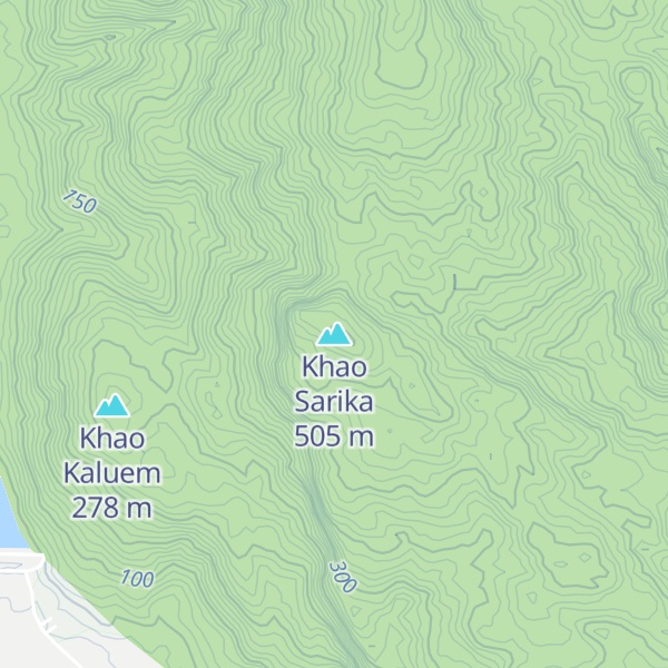 Map of Khao Sarika