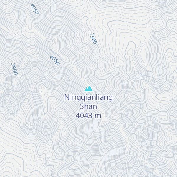 Map of Ningqianliang Shan