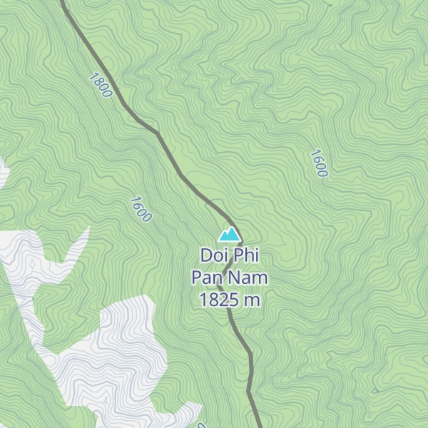 Map of Doi Louangphrabang