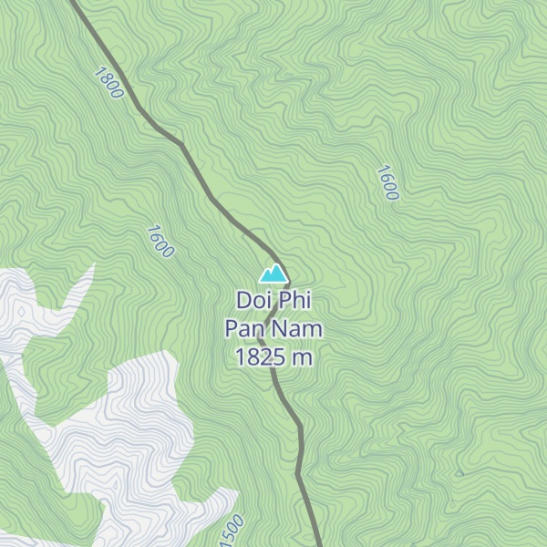 Map of Doi Phi Pan Nam