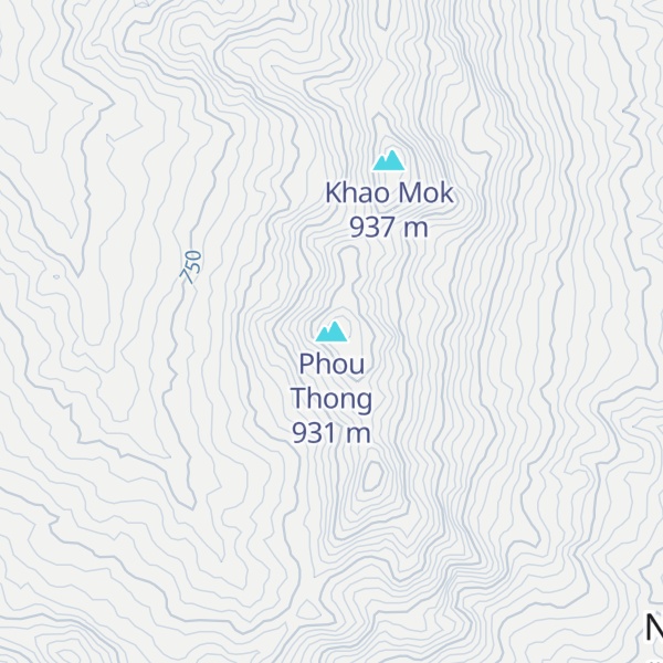 Map of Phou Thong