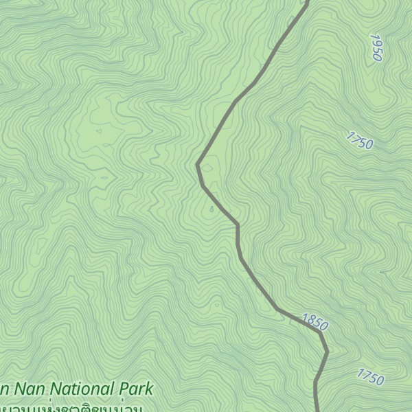 Map of Doi Phi Pan Nam