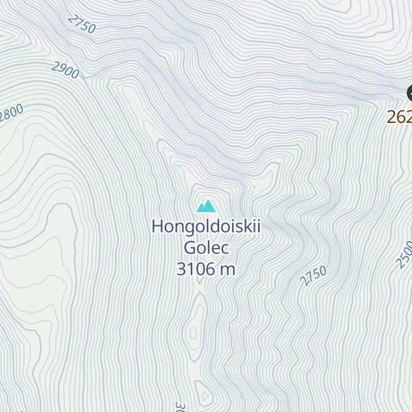 Map of Hongoldoiskii Golec