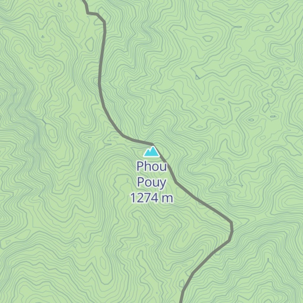 Map of Phou Pouy