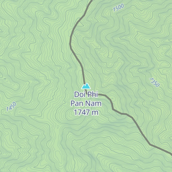 Map of Doi Phi Pan Nam