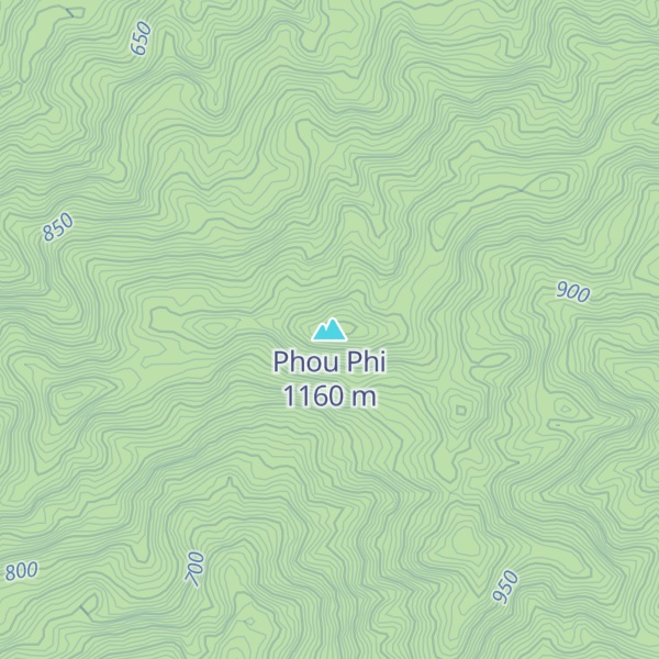 Map of Phou Phi