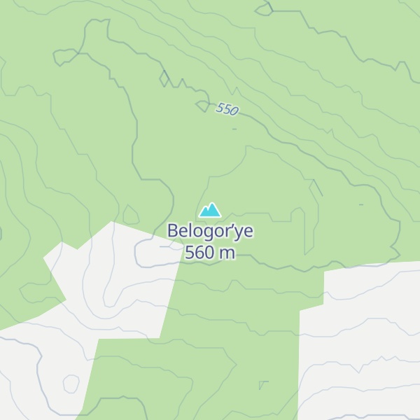 Map of Belogor’ye