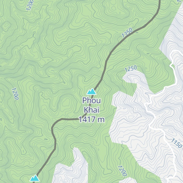 Map of Phou Khai