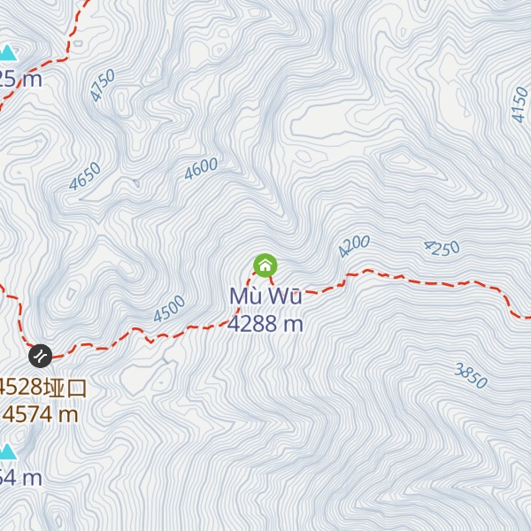 Map of Mù Wū