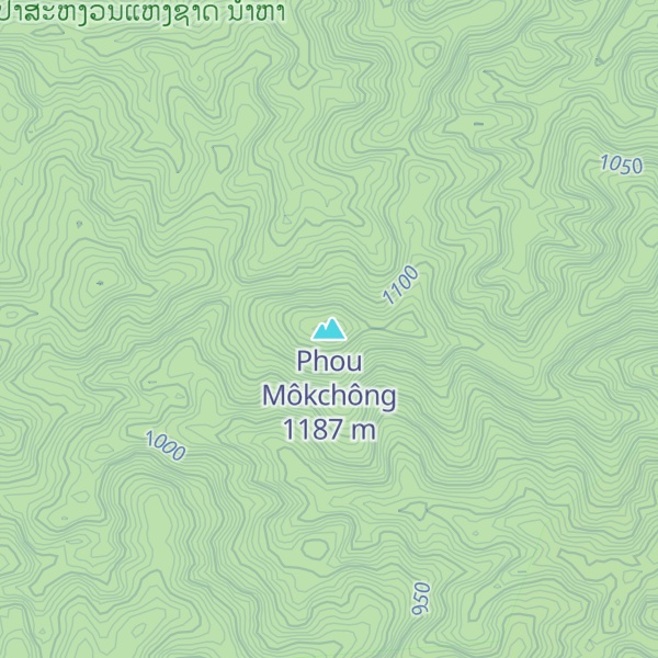 Map of Phou Môkchông
