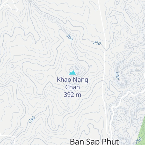 Map of Khao Nang Chan